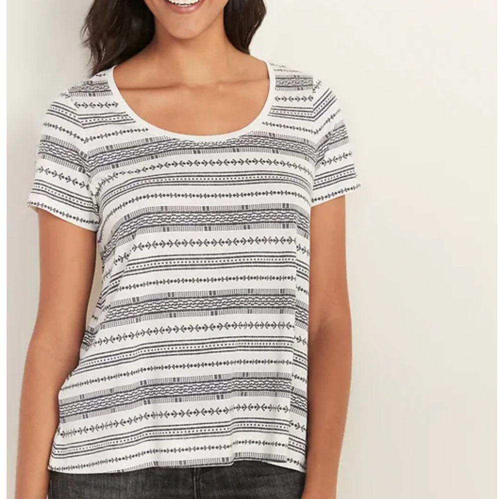 Scoop Neck Swing Tee